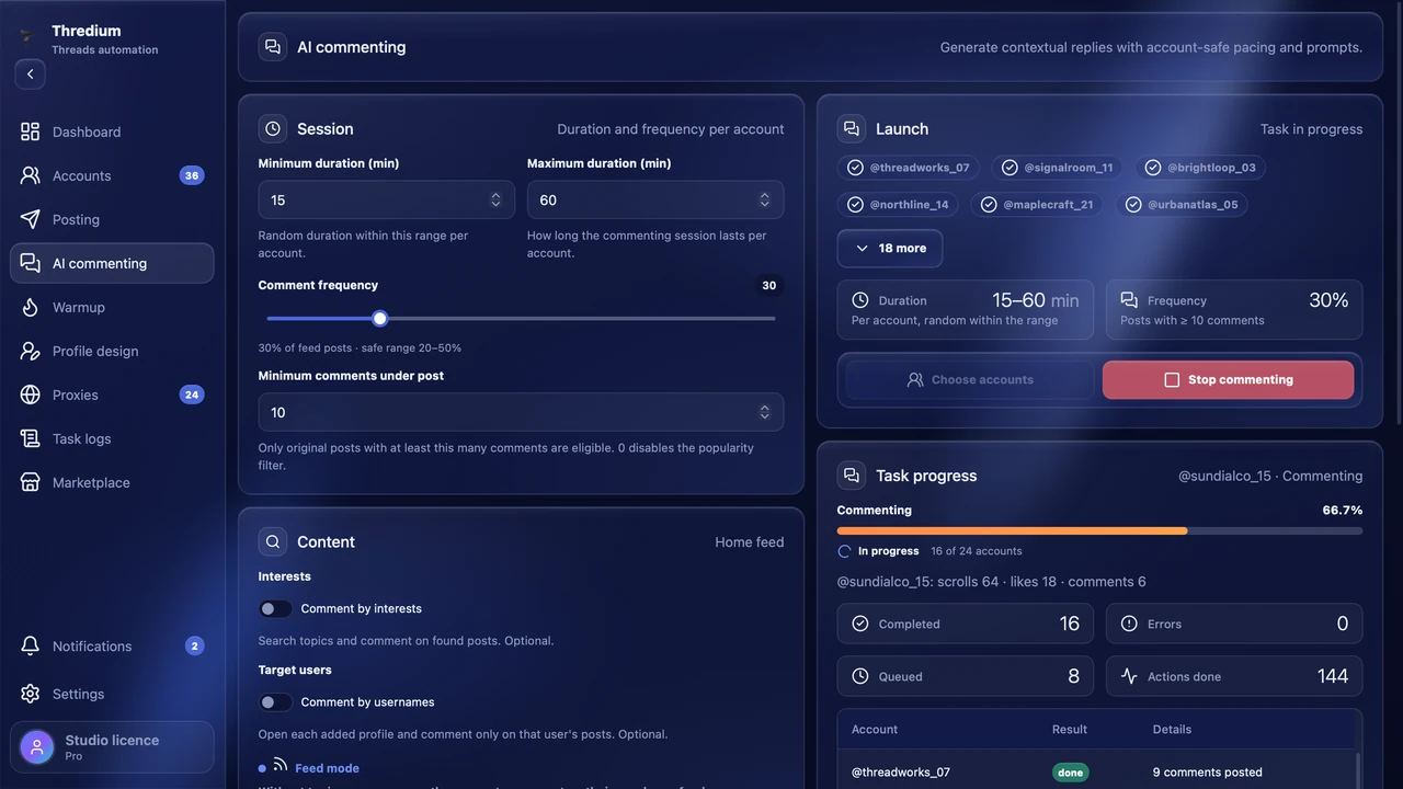 AI commenting