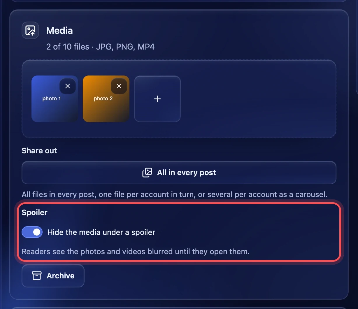 Media spoiler