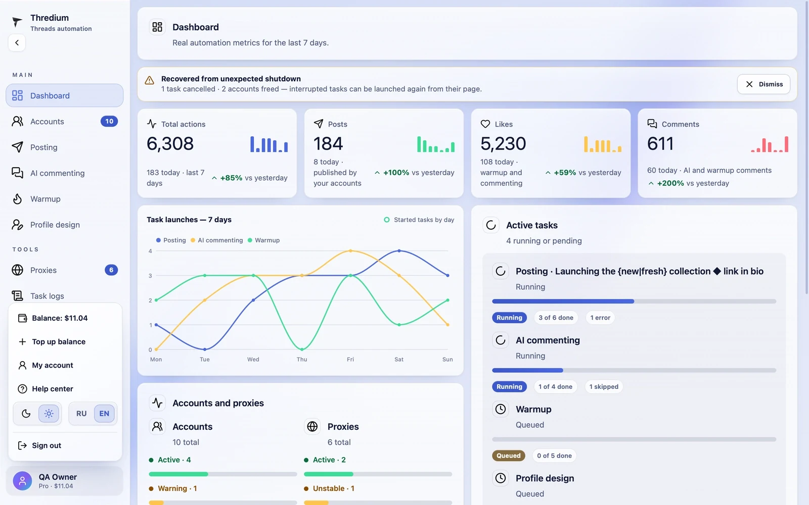Light theme