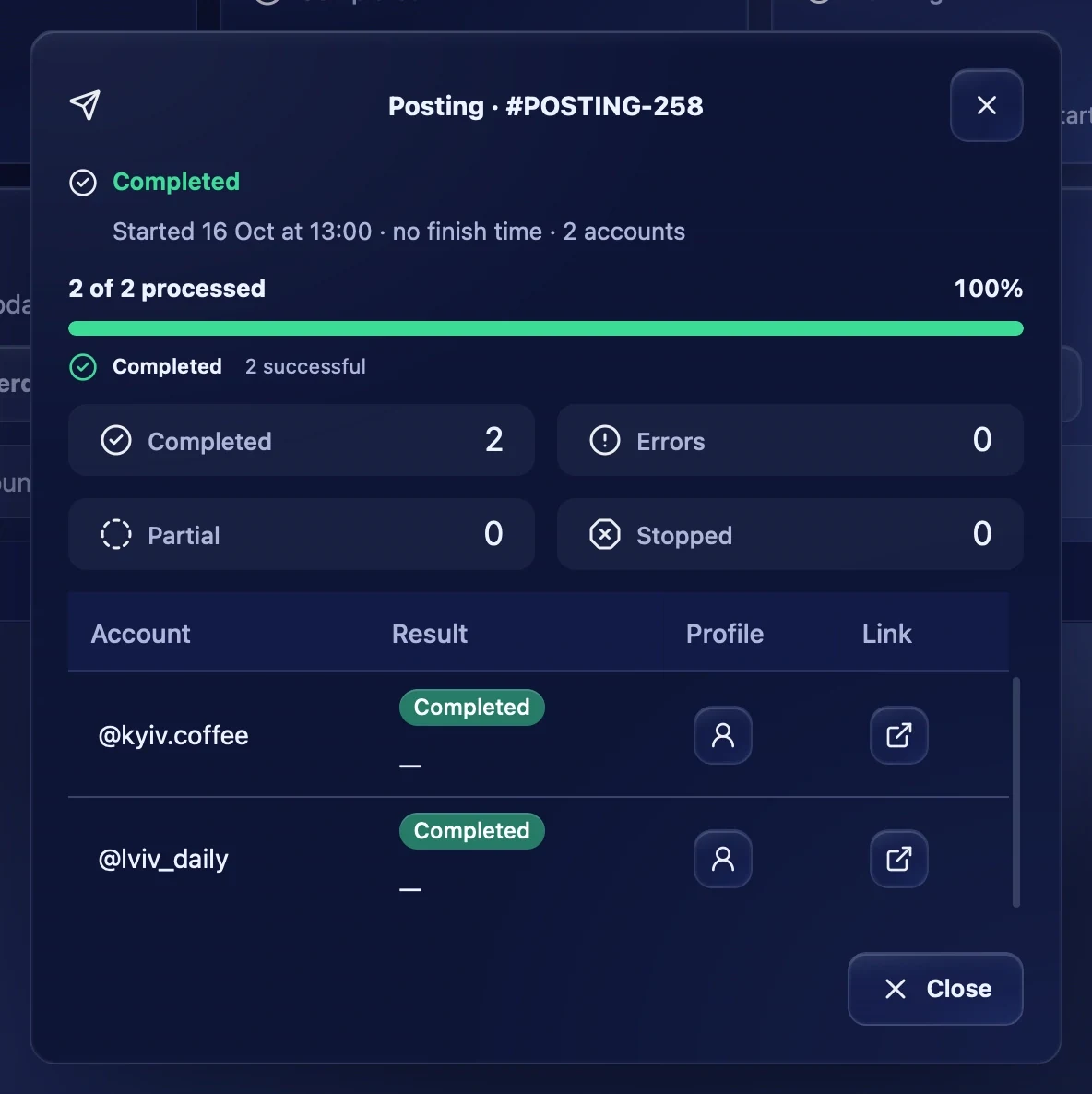 Task details