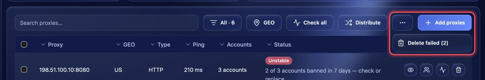 The "⋯" menu
